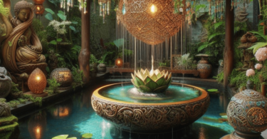 Enhancing Shade with Water Features and Ornaments