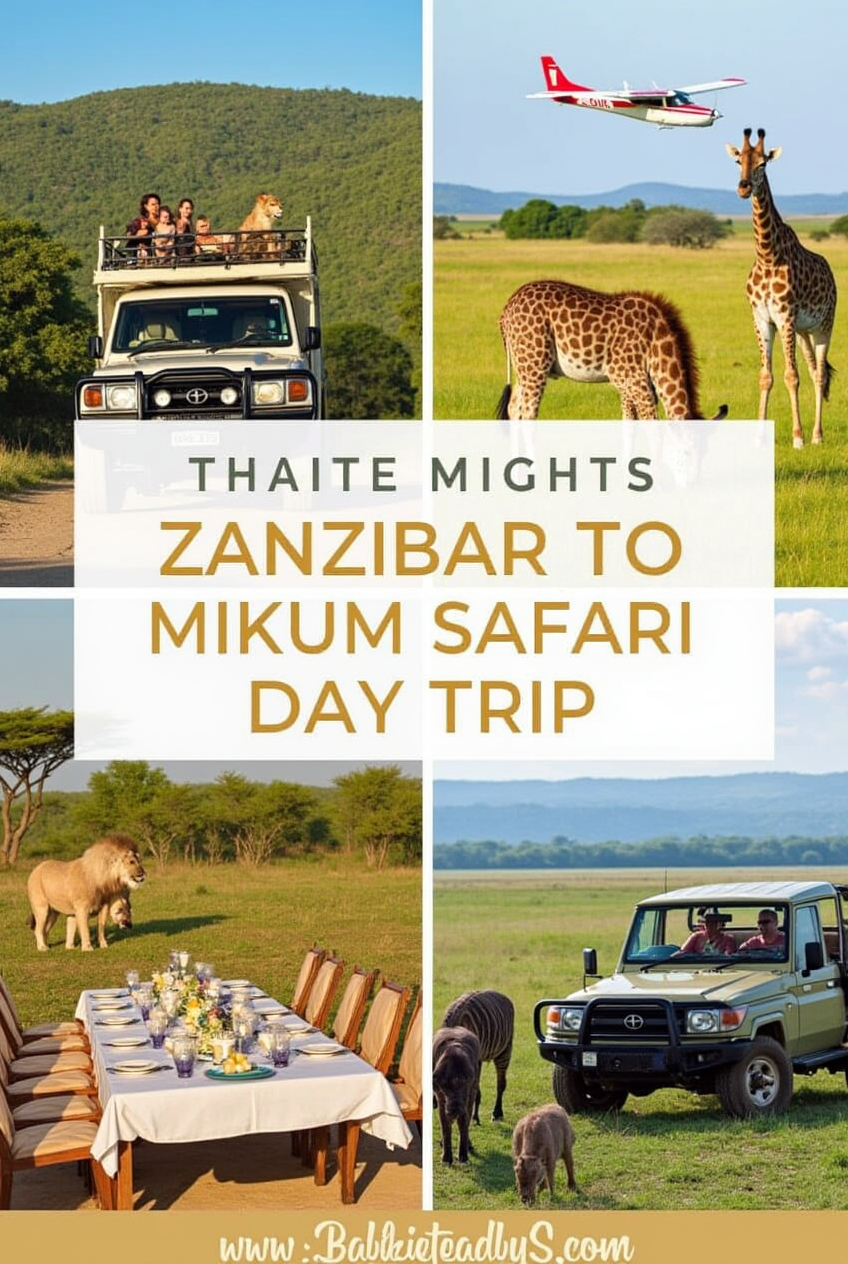 Zanzibar Day Mikumi Safari Trip